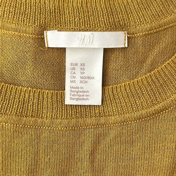 H&M | Mustard Long Sleeve Top - Picture 5 of 7